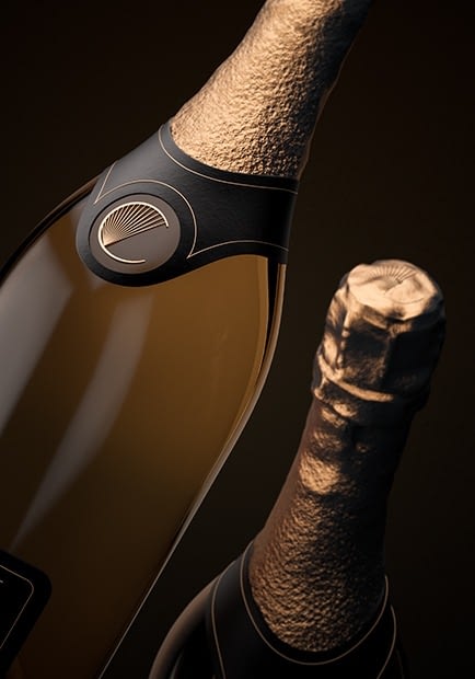 Novikov Designs Coppe Brut Champagne branding design Rolans Novikovs