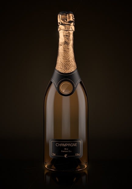 Novikov Designs Coppe Brut Champagne branding design Rolans Novikovs