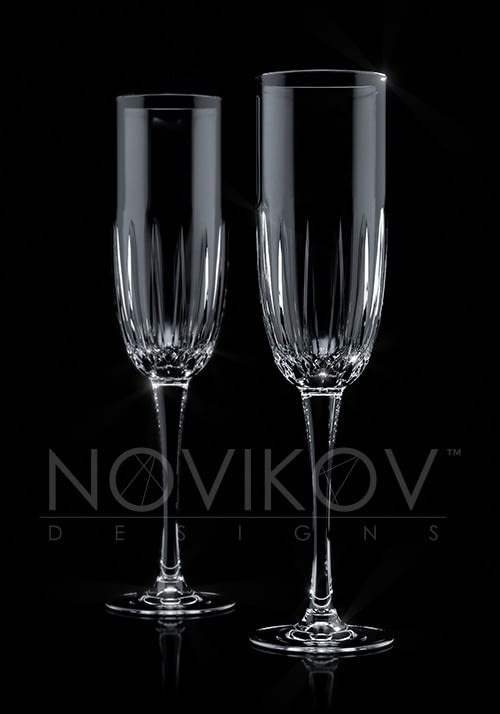 Novikov Designs Crystalware flute design Rolans Novikovs