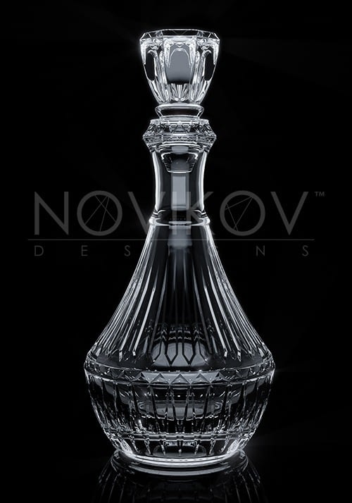 Novikov Designs Crystalware decanter design Rolans Novikovs