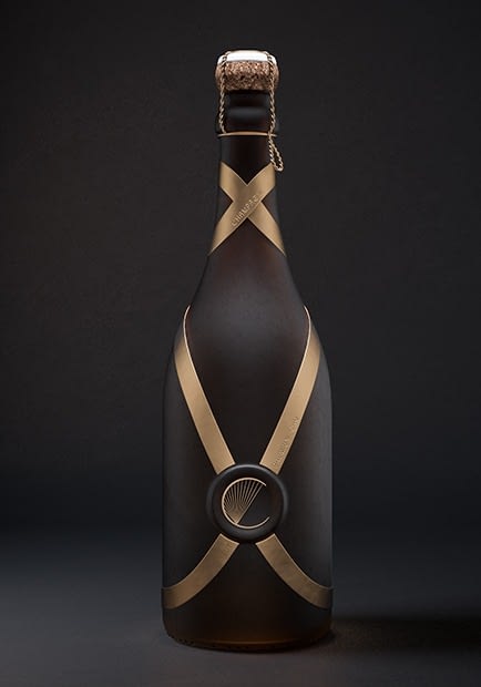 Novikov Designs Coppe Premium Champagne branding design Rolans Novikovs