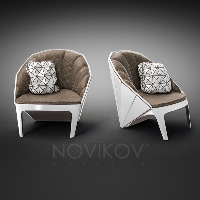 Novikov Designs Strabo Chair furniture family original concept and colour scheme Rolans Novikovs