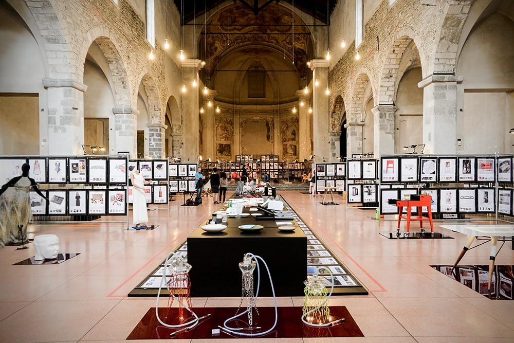 Novikov Designs A’ award exhibition in Italy, Lake Como, old church Rolans Novikovs