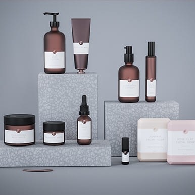 Novikov Designs Coppe skincare product design range Rolans Novikovs
